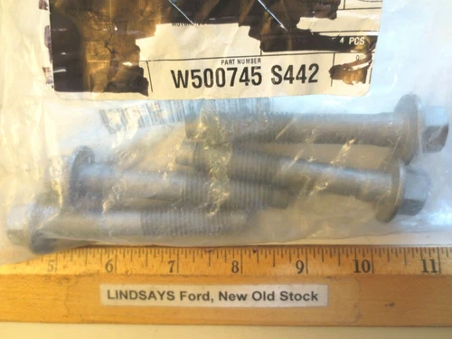 4 NEW PCS FORD 2015/2021 TRANSIT "BOLT" HEX HD W/FLG. M12 X 75MM, W500745-S442