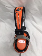 Genuine Skullcandy SKDY Federation Orange  Black Agent Headphones Works Rare