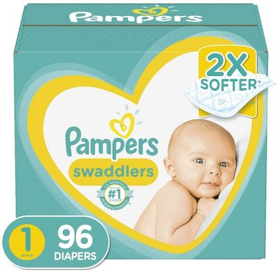 pampers swaddlers size 1 96
