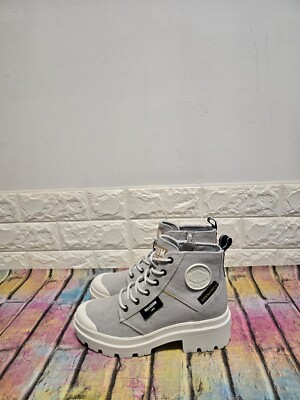 Palladium Pallabase Washed Wanderschuhe UK 5 (EUR 38) Damen UVP 120£ Vapor