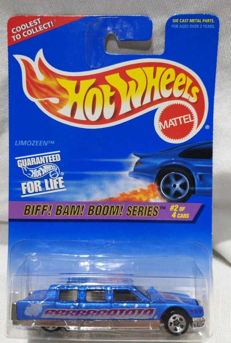 Hot Wheels Limozeen Biff! Bam! Boom! Series 1996 NIB Blue | eBay