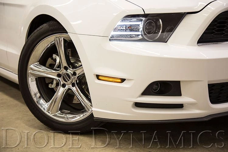 Mustang 2010-2014 LED luces de señalización delanteras y traseras ahumadas diodo dinámico Foto 4 de 4