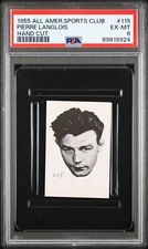 PSA 6 PIERRE LANGLOIS 1955 ALL-AMERICAN SPORTS CLUB #115 GRADED MMA BOXING TPHLC