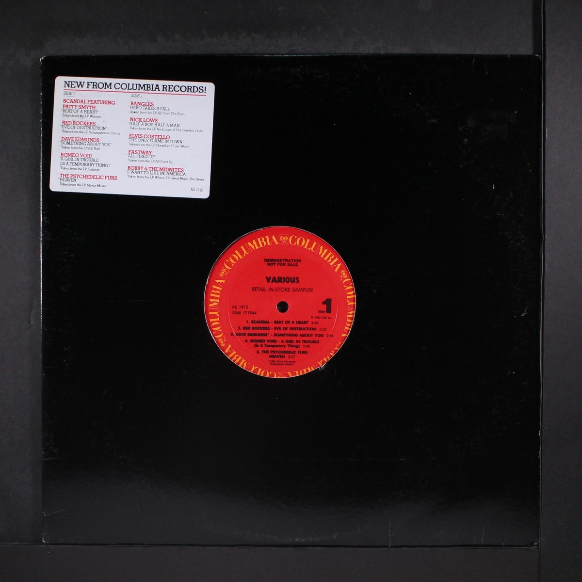 VARIOUS: retail in-store sampler COLUMBIA 12