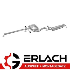 Auspuff für VW Golf 3 III 1.9 TDi Schrägheck Cabrio 93-01 Auspuffanlage 592