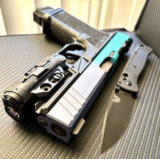 Glock 17 Gen 3 Slide RMR Cut Custom Dual Cerakote Complete G17 Upper FREE KNIFE