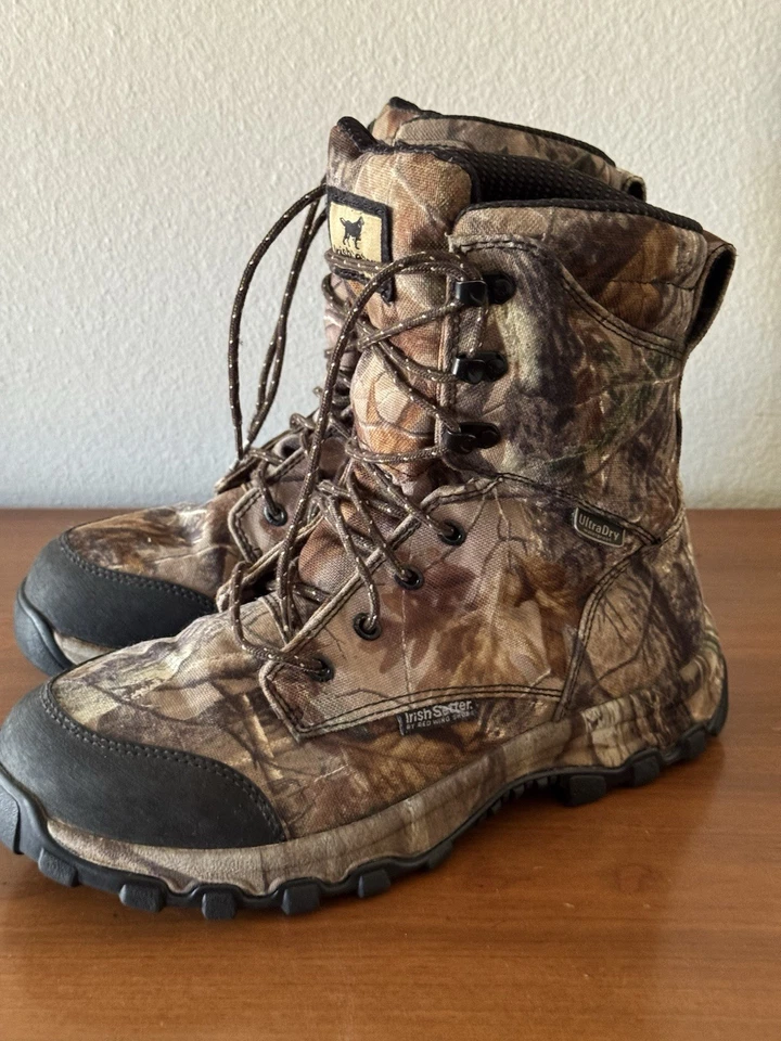 IRISH SETTER Red Wing Camo Hunting Boots 1836 - 800g - Waterproof - Men’s 9 - Image 4 of 4