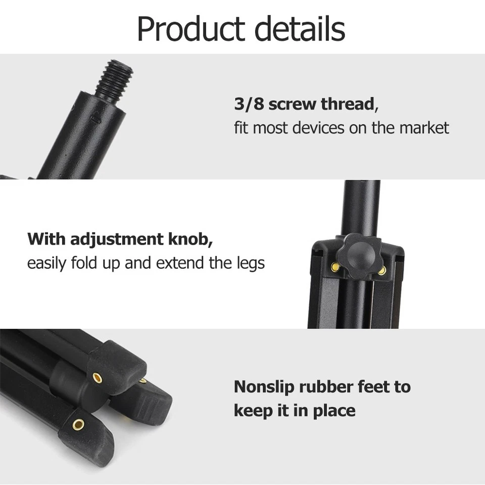 Tischmikrofonstativ Desktop-Mikrofonstativ Metall-Mikrofonstativ - Bild 4 von 4