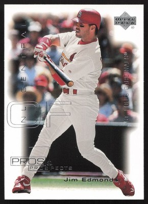 2000 Upper Deck Pros & Prospects #55 Jim Edmonds