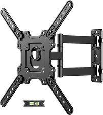 Full Motion TV Wall Mount for 26-60 inch up to 77 lbs, Single Stud Corner TV Mou