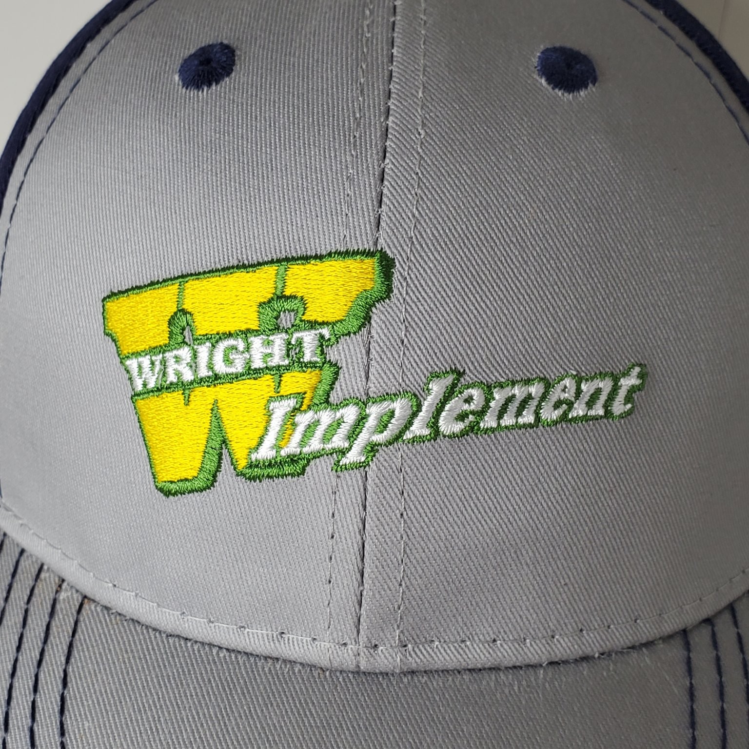 John Deere Wright Implement Baseball Cap Two Tone… - image 3