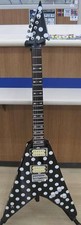 Unknown Polka Dot Flying V Type Electric Guitar