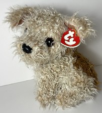 TY Classic TAFFY Shaggy Dog Terrier Soft Plush Stuffed Animal 8” VTG 1995 Brown