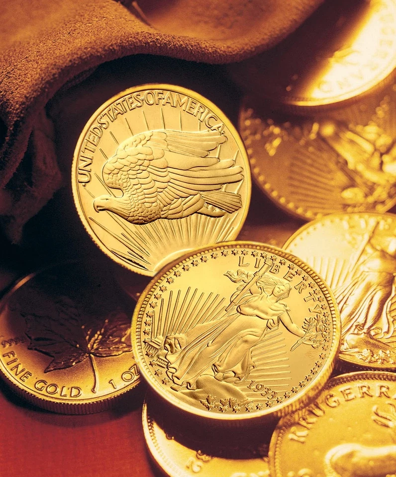 American Coin Treasures 1933 P $20 Gold Double Eagle $20 American Mint State Foto 3 de 3