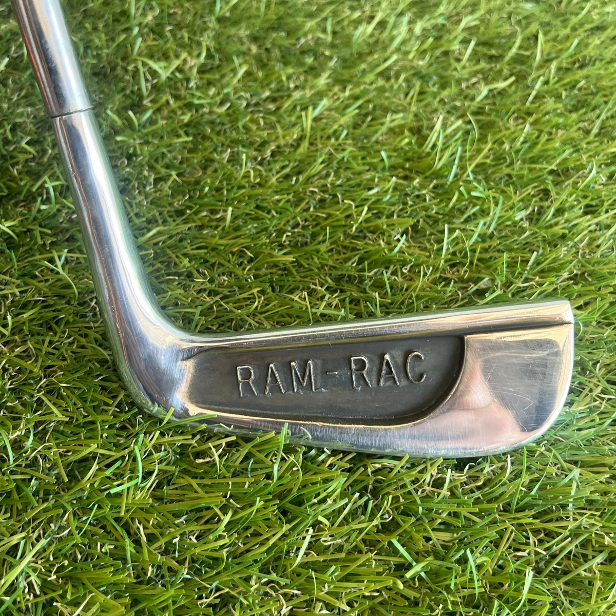 RARE Vintage 1970's R.A.C.O. 55 USA RH or LH Brass Head Putter Grip