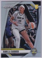 2024 Panini Prizm WNBA KAMILLA CARDOSO #93 Silver Prizm (RC) - Chicago Sky