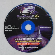Gameshark 2 Version 2- Loose Sony PS1 Playstation 1 Disc