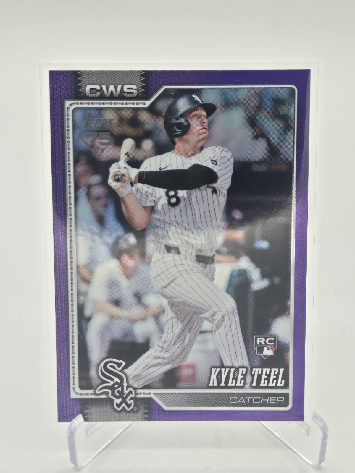 2026 Topps Series 1 - Kyle Teel #201 Purple Rainbow Foil /250 (RC)
