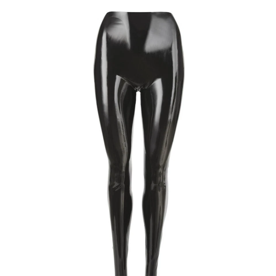 Latex Strumpfhose sexy eng anliegend Schwarz in M L unisex von LATE X - Bild 2 von 3