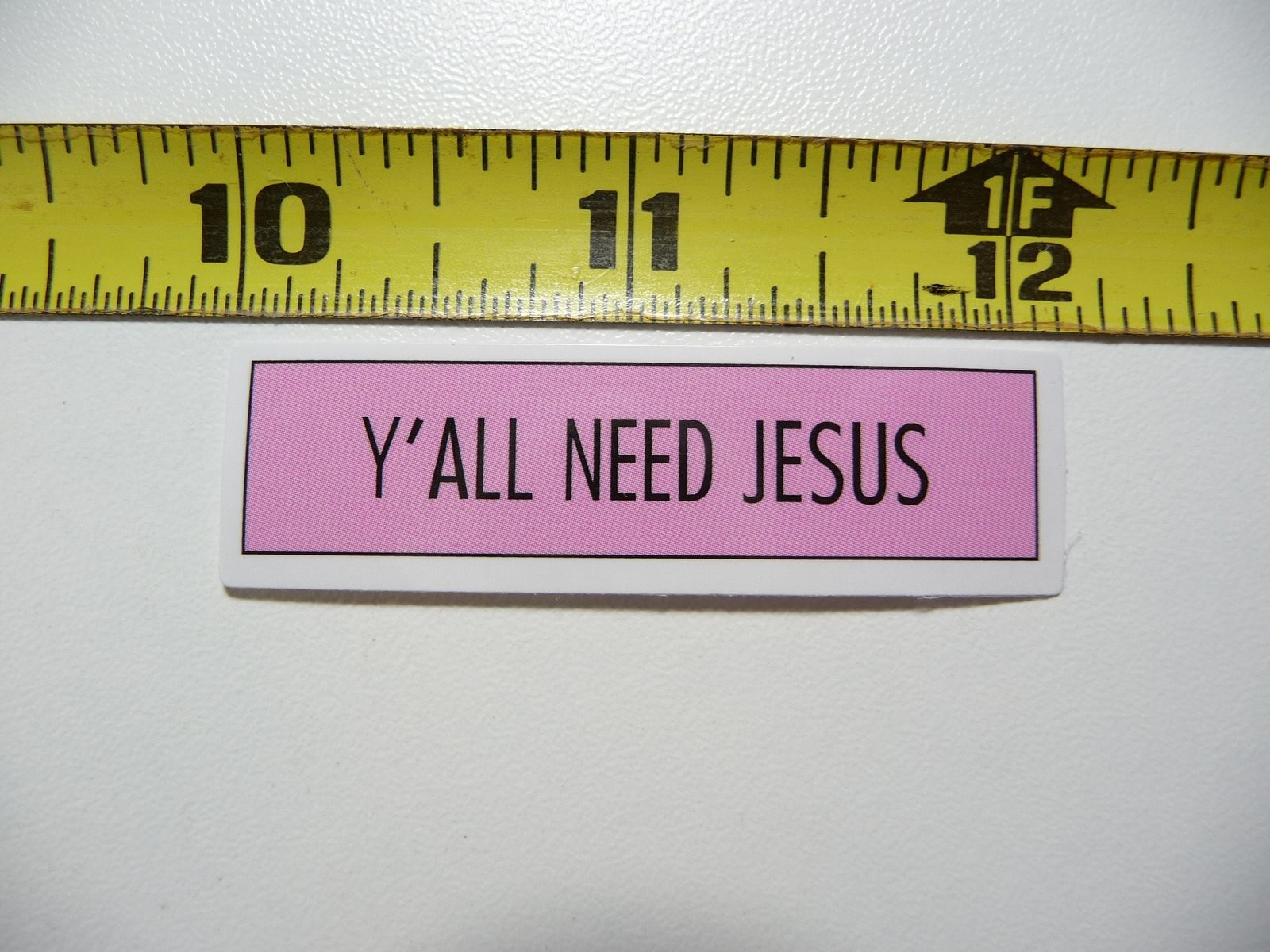 Y'all Need Jesus Southern Decal Sticker for Church Faith Belief