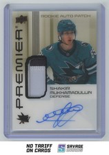 2024-25 UD Premier Acetate Rookie Auto Patch Shakir Mukhamadullin /249 #AR-MU