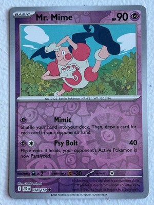 Mr. Mime 058/159 Reverse Holo C Journey Together
