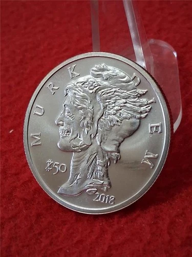 2018 ZOMBUCKS Murk Diem Currency of The Apocalypse 1oz UNC SILVER RND #MF-0565