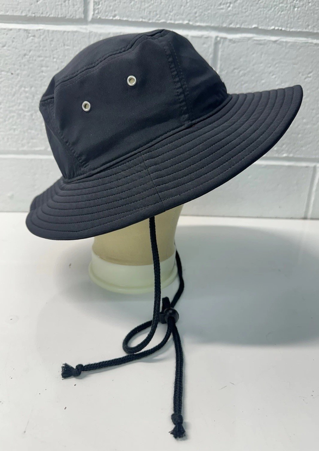 adidas Victory Black Aeroready Bucket Hat Factory C153 Drawstring Breathable image 3