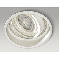 Downlight 1X50W/Gu10/Es111, BiałY, Nowoczesny, Wpuszczane