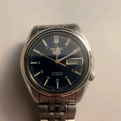 Seiko 5 Men's Watch Automatic 7s26-01v0 Arm 16cm Case 37mm Face
