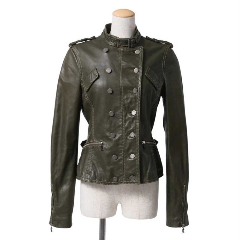 John Galliano Coats, Jackets & Vests Leather Outer Shell for Women