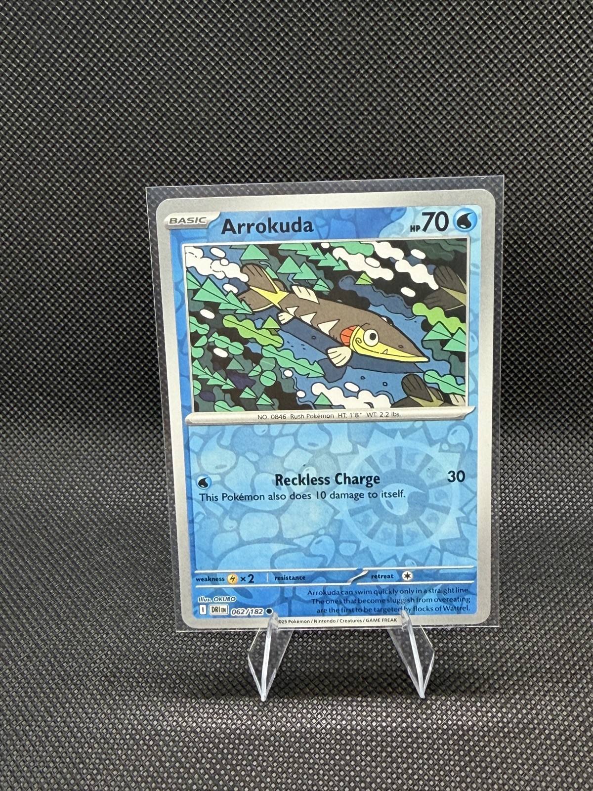 Arrokuda 62/182: Pokémon TCG Destined Rivals - Reverse Holo - NM