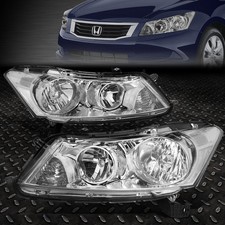 For 08-12 Honda Accord Sedan Chrome Housing Clear Corner Headlight Head Lamps For 08-12 Honda Accord Sedan Chrome Housing Clear Corner Headlight Head Lamps