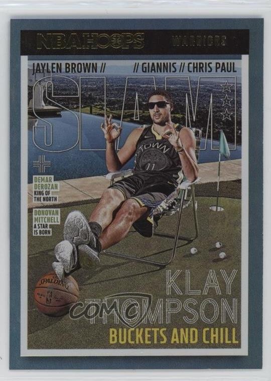2021-22 Panini NBA Hoops Slam Holo Klay Thompson #SLAM#215 1u6