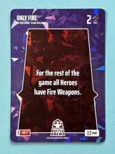 Bo Jackson Battle Arena Alpha Blast ‘Only Fire’ HTD Play Card #HTD-5