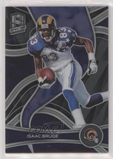 2022 Panini Spectra Silver Prizm Isaac Bruce #103 HOF es5