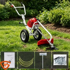 GArden Wheeled Petrol Brush Cutter Strimmer /Trimmer Cutter 2.2kw 7500rpm 52cc