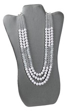 SSWBasics Tall Gray Necklace Display Easel - Case of 25