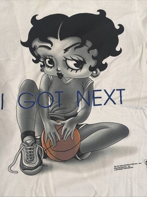 Betty Boop Shirt Vintage Thrashed Distressed 90s Cut Off