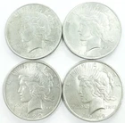 *1922 PHILADELPHIA MINT PEACE DOLLAR LOT* *4 COINS* NR #P3079
