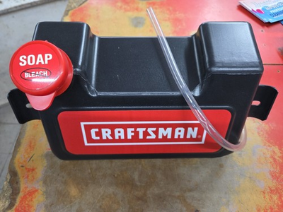 #ad OEM CRAFTSMAN Pressure Washer Soap Chemical Tank W Hose Free Shipping $29.95