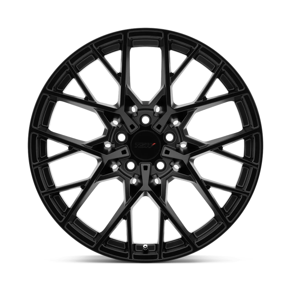 TSW Sebring 19x8.5 +42 Matte Black Wheel Rim 5x112 (QTY 4) 1985SEB425112M72 - Изображение 3 из 4