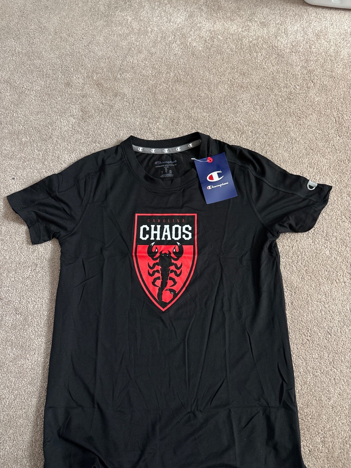 youth large dri fit shirt champion