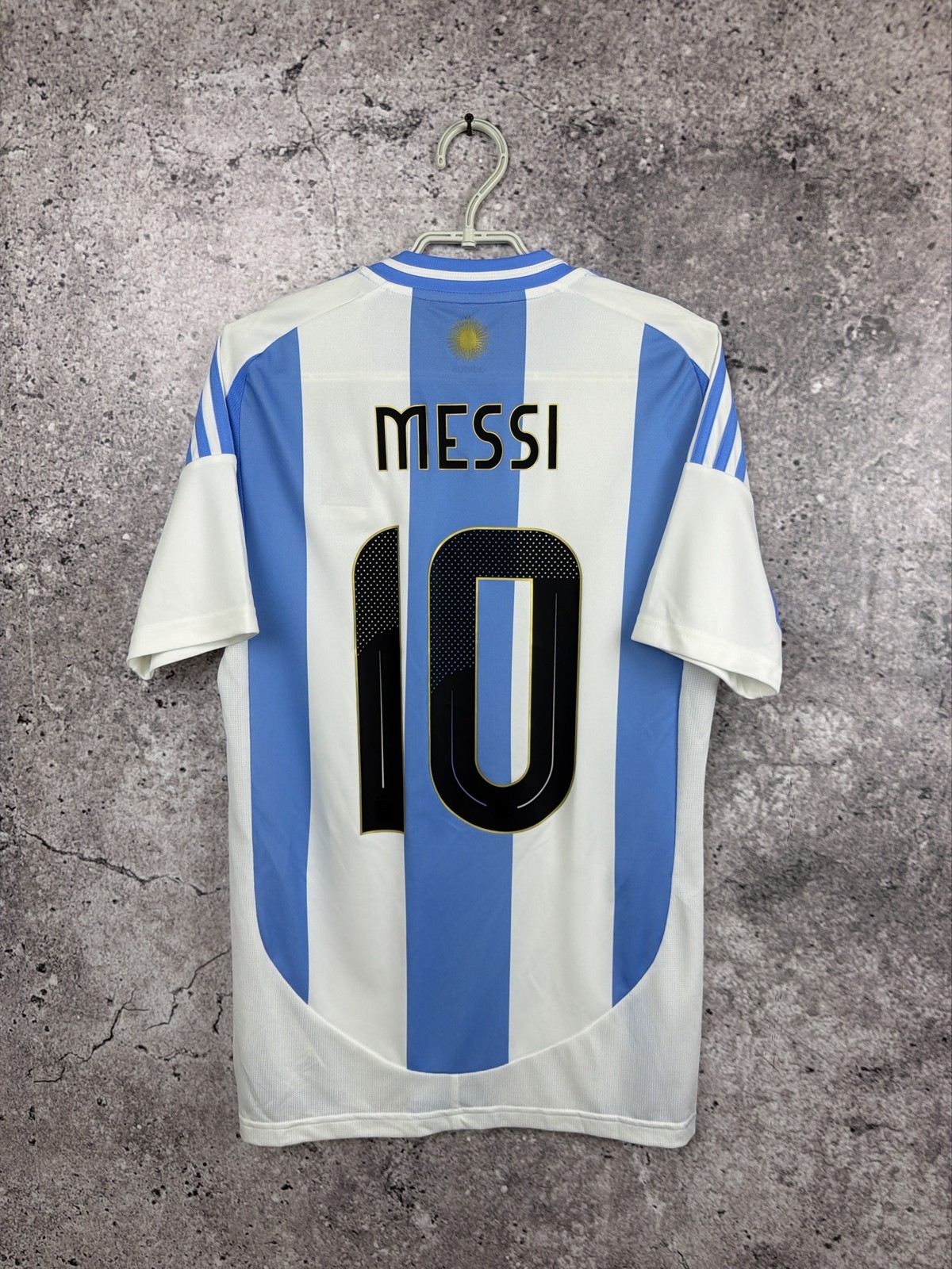 MESSI ARGENTINA JERSEY 2024 HOME SOCCER FOOTBALL SHIRT ADIDAS MEN SIZE XS