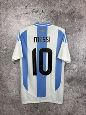 MESSI ARGENTINA JERSEY 2024 HOME SOCCER FOOTBALL SHIRT ADIDAS MEN SIZE XS
