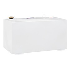 Better Built Steel Diesel Fuel Transfer Tank 100-gallon Rectangular White Better Built Steel Diesel Fuel Transfer Tank 100-gallon Rectangular White
