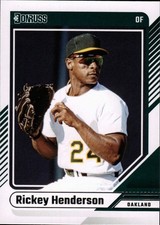 2024 Panini Donruss [Base] - Rickey Henderson #25 - Athletics
