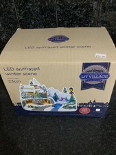 Premier LED Lit Village Collection, LED animated winter scene