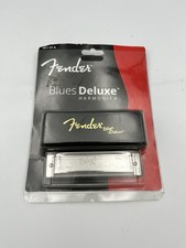 Fender Blues Deluxe Harmonica, Key of A, with Carrying Case, MPN 0990701003
