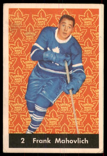 Frank Mahovlich #2 1961 Parkhurst card